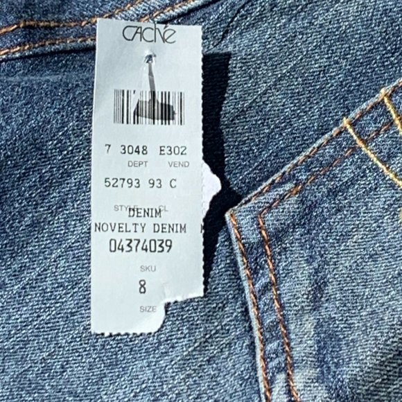 Super Cute Beaded Women's Jeans 👖 by Cache - Picture 7 of 8